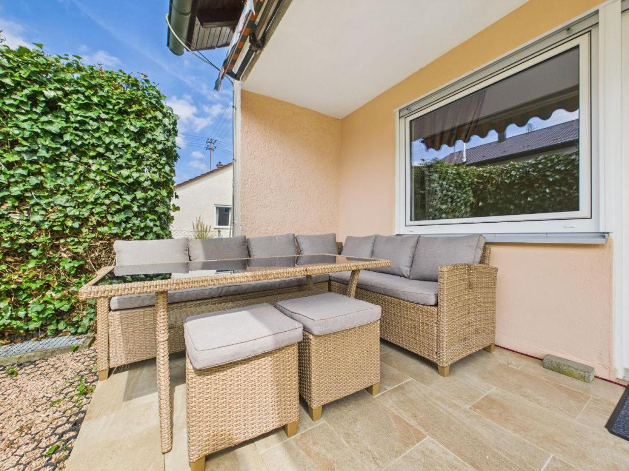 Ferienwohnung Naehe Legoland Mit Grossem Garten Und Terrasse Sontheim an der Brenz Экстерьер фото